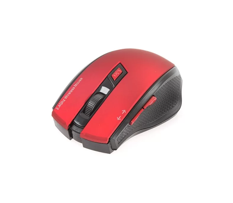 EVEREST SMW-777 USB 2.4GHZ OPTİK KABLOSUZ MOUSE (KIRMIZI*SİYAH)