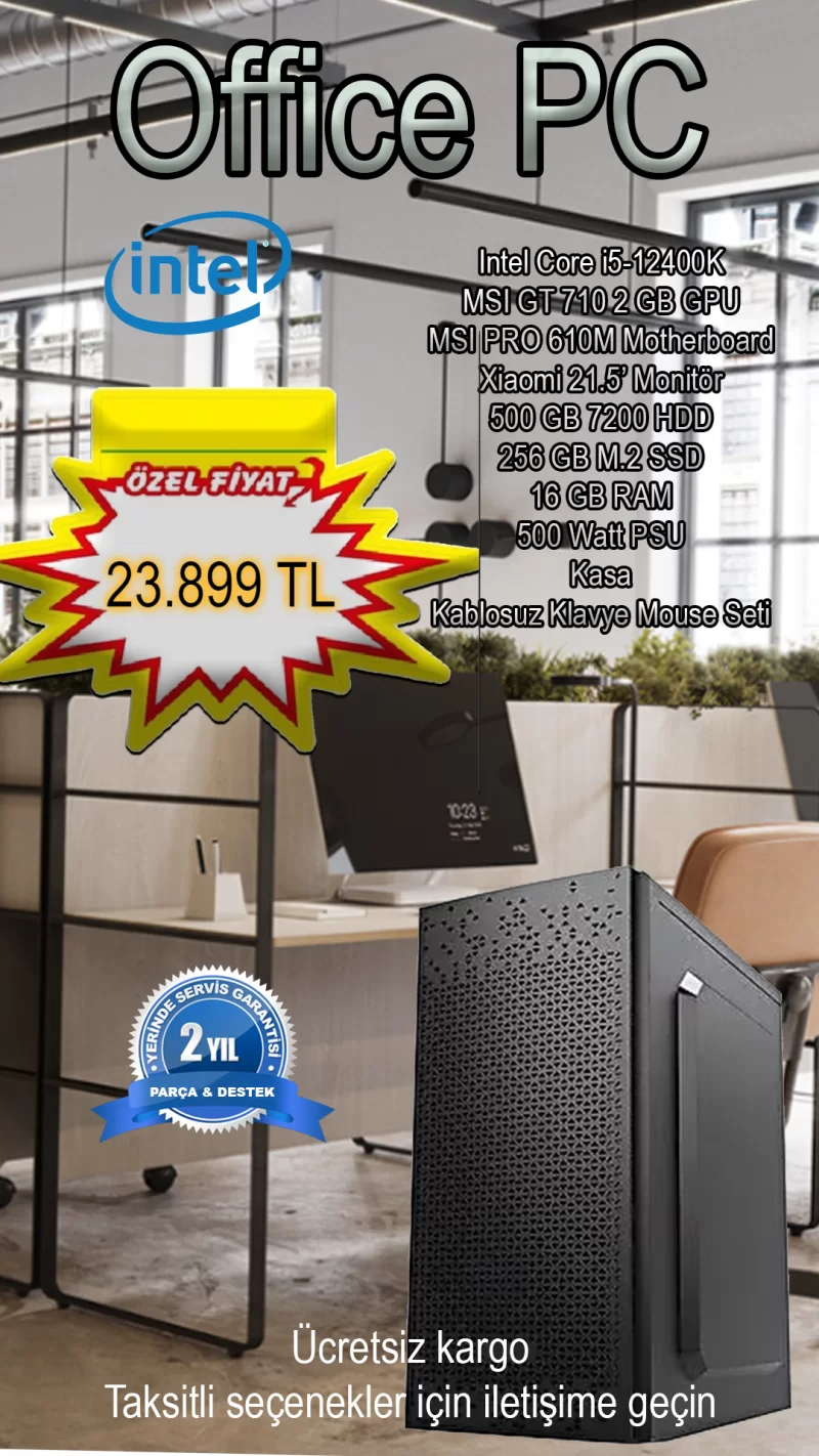 Intel i5 12400 Office PC