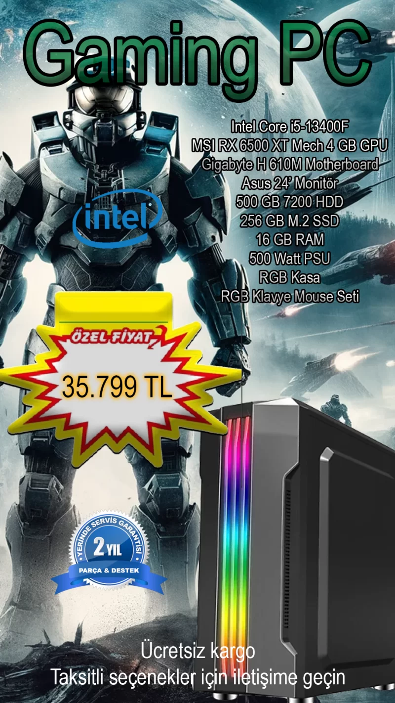 Intel i5 13400 Gaming PC